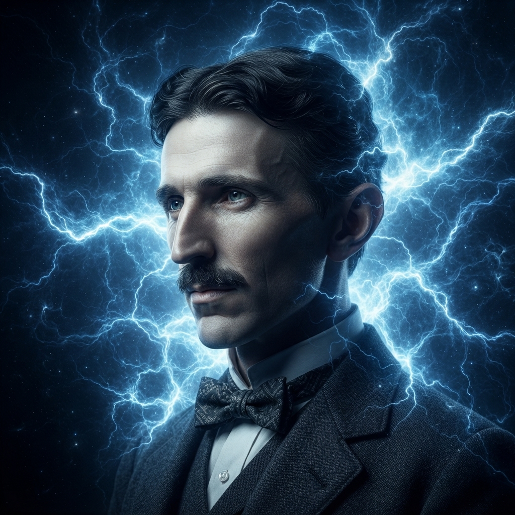 Nikola Tesla, ha confirmado que todo en el universo —desde la estrella más grande hasta la partícula más pequeña— se encuentra en un estado constante de movimiento y vibración.