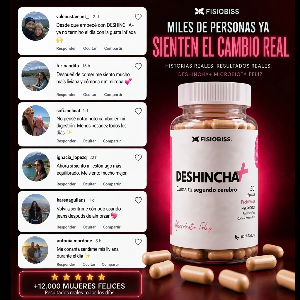 Deshincha+ — Prebiótico y Probiótico Digestivo, 60 Cápsulas - Imagen 4