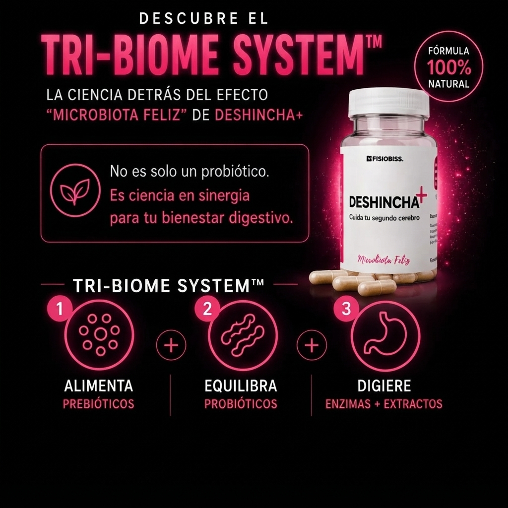 Deshincha+ — Prebiótico y Probiótico Digestivo, 60 Cápsulas - Imagen 3
